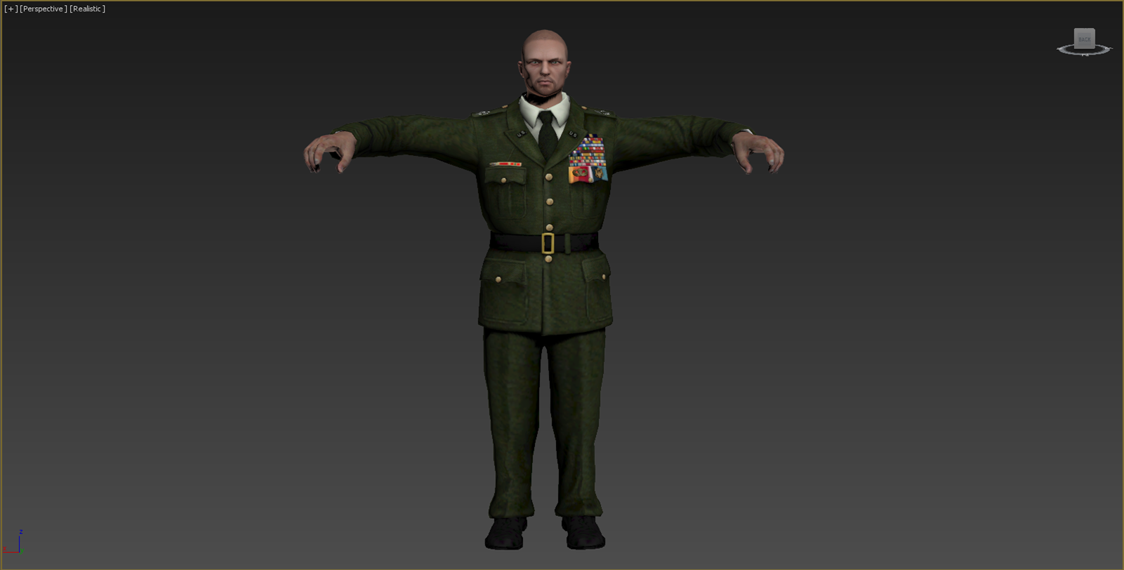 Male General Of US Army Skin